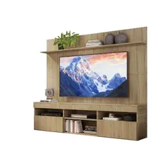 GENERICO - Rack Con Panel Para Tv de Hasta 65 Pulgadas Color Blanco