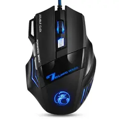 GENERICO - Mouse Gamer X7 2400 Dpi Rgb 7 Botones Ergonomico Usb