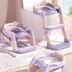 MULTIPLACE COLOMBIA - Escalera De Baño Para Bebes Vasenilla Reductor Inodoro 3-1