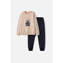 STAR WARS - Conjunto de Mandalorian con pantalón largo multicolor para niño