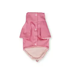 WAWAW - Chaqueta 7XL cortavientos lona rosada forro rosa