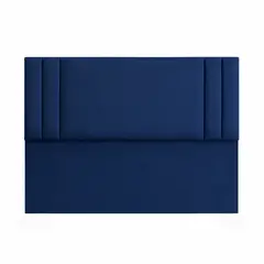 DISEÑOS RAMONA'S - Cabecero Queen Milan 160x60+55 Azul tela