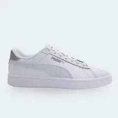 PUMA - Tenis Smash 3.0 L Blanco Mujer