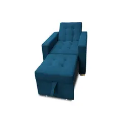 GENERICO - Poltrona Mood Multifuncional Reclinable Azul Petróleo