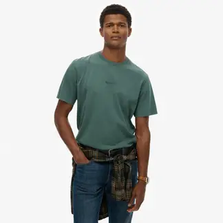 SUPERDRY - Camiseta Manga Corta Para Hombre Micro Logo