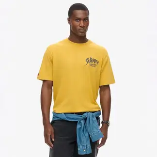 SUPERDRY - Camiseta Manga Corta Para Hombre Lo-Fi Punk Graphic Loose Tee
