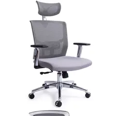 GENERICO - SILLA EDIMBURGO BRAZOS GRADUABLES BASE CROMO CON CABECERO BASCULANTE