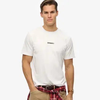 SUPERDRY - Camiseta Manga Corta Para Hombre Micro Logo