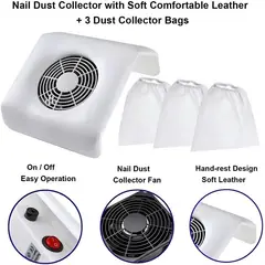 GENERICO - Extractor De Polvo Para Manicure SML E-100