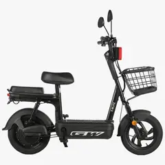 GW - Bicicleta Eléctrica E-Blitz - MOTOR 350W Negro