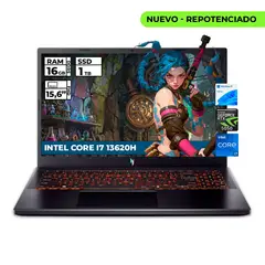 ACER - PORTATIL GAMER NITRO INTEL CORE I7-13620H 16GB RAM 512GB SSD RTX 5050 15'' FHD WINDOWS 11 HOME
