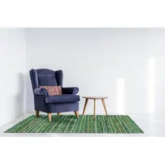 GENERICO - ALFOMBRA DECOGHAR GREEN CHINDI CON ESTAMPADO 0.76 X 1.20 M IC12557