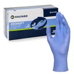 GENERICO - Guantes De Nitrilo X 300 Halyard Aquasoft Sin Polvo Azul