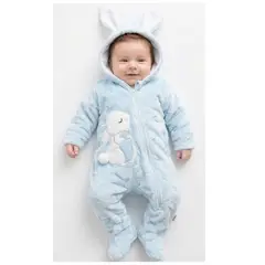 BABY KDS - Pijama Mameluco Ovejero Esquimal Termico Bebe - multicolor