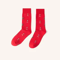 MARIO HERNANDEZ - Medias Golf Rojo MH Socks