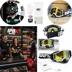 GENERICO - Gafas Monogafas googles casco moto deporte proteccion