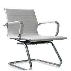 GENERICO - SILLA BRUSELAS ESTRUCTURA CROMO INTERLOCUTORA CUERO SINTÉTICO