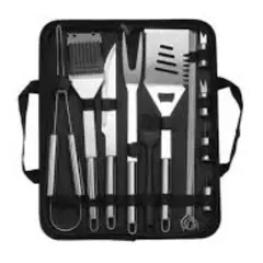 GENERICO - SET DE UTENSILIOS BBQ X6