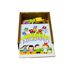 GENERICO - Juego Didactico Caja De Abc En Madera