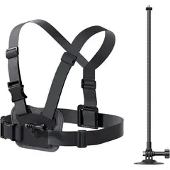 INSTA360 - Snow Kit de accesorios con varilla casco y correa pecho