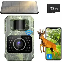 GENERICO - Camara Trampa Solar Assark 48MP Con Audio IP66