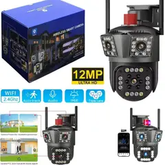 GENERICO - Camara De Vigilancia Y Seguridad 3 Lentes Camara De Seguridad 3 en 1