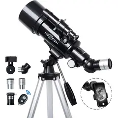 GENERICO - Telescopio Astronómico 500mm F7.1 - 70mm de Apertura Ideal para Niños y Adultos