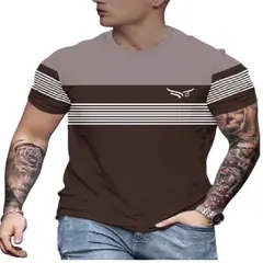 100 - Camiseta Estilo Wing Color Cafe