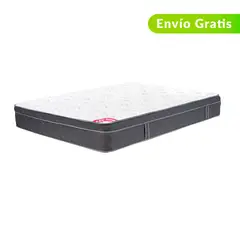 COLCHONES SPRING - Colchón Semidoble Firmeza Suave Ortopédico con Pillow Resortado Fénix 120 x 190 cm - 0% Interés a 3 Cuotas Pagando con tu CMR Banco Falabella