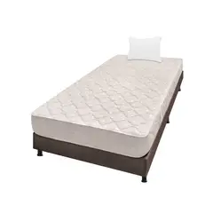 DORMILANDIA - Colchón con Base Cama cama Sencillo Firmeza Media Espumado Multisleep 100 x 190 cm + Almohada - 0% Interés a 3 Cuotas Pagando con tu CMR Banco Falabella