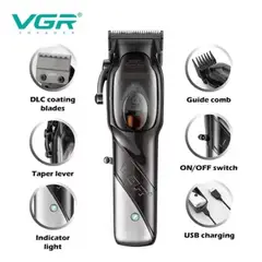 GENERICO - Cortadora De Cabello Vgr-002 Original 9000rpm