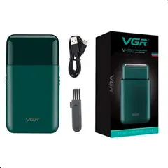 VGR - Afeitadora Mini V-390 Verde Blackgreen 110v