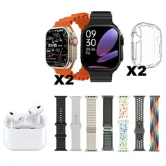 GENERICO - Reloj Inteligente AMOLED Smartwatch i60 SUIT EXTREME Smartwatch Amoled x2 + Audifonos