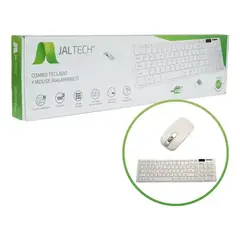 GENERICO - COMBO TECLADO Y MOUSE INALAMBRICO TIPO MAC (BLANCO) WX01 10306