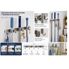 CHINA GLAZE - ORGANIZADOR PARA ESCOBA TRAPERO METALICOS