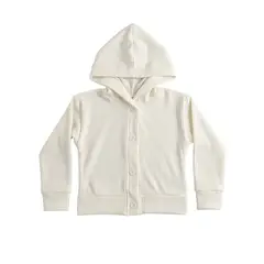 BIGBOYS - Sueter Capota Acanalado Beige Niña