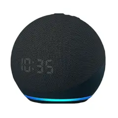 GENERICO - Parlante Inalambrico Alexa Bluetooth Con Reloj