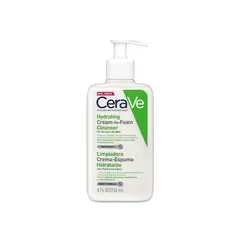 CERAVE - Limpiadora Crema - Espuma Hidratante para Piel Seca y Delicada x236ml