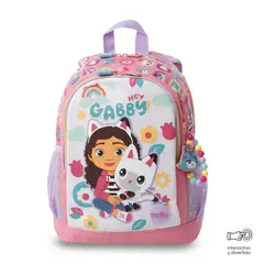 TOTTO - Morral Mochila Escolar Hey Gabby M Niña Rosado