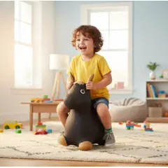 INFANTILES CAJUROMIX - Animal Saltarín Con Pijama Caballito Negro