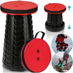 GENERICO - Silla Plegable Redonda Butaco Retráctil