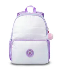 TOTTO - Morral Mochila Escolar Magic Sky M Niña Blanco