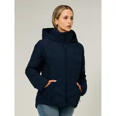 TOMMY HILFIGER - Chaqueta azul ligera acolchada