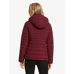 TOMMY HILFIGER - Chaqueta roja ligera acolchada