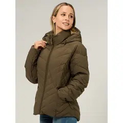 TOMMY HILFIGER - Chaqueta verde ligera acolchada