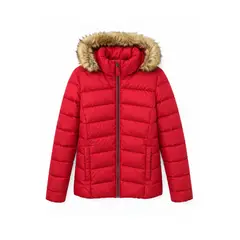 TOMMY HILFIGER - Chaqueta roja acolchada