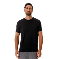RACKETBALL - Camiseta Bloques En Malla, Color Negro Para Hombre