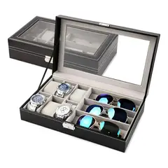 GENERICO - CAJA ORGANIZADORA PARA RELOJES Y GAFAS