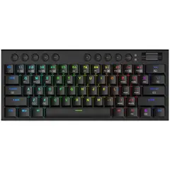 REDRAGON - TECLADO HORUS MINI K632 RGB PRO SWITCH ROJO EN INGLES NEGRO