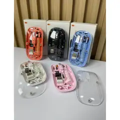 GENERICO - Mouse inalámbrico transparente modelo G6